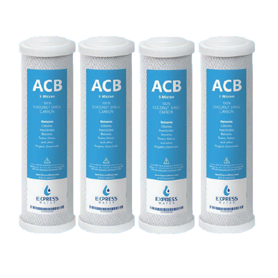 Photo of 4 Activated Carbon Block Filters